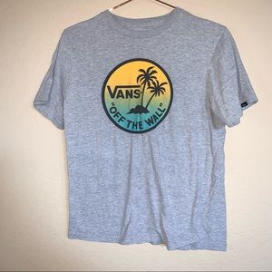 Vans gray custom fit T-shirt size L